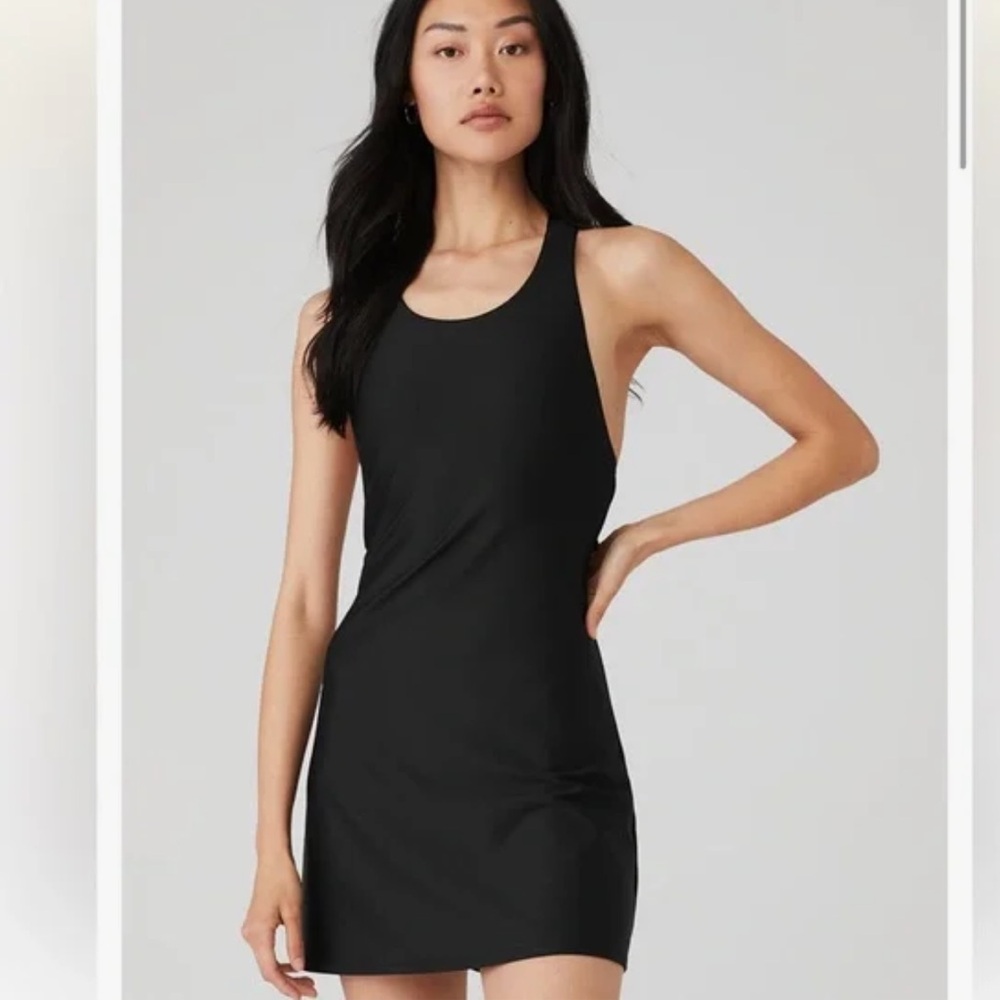 ALO Yoga Black Mini Dress